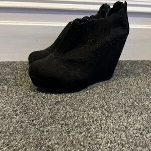 New Look Black Wedge Shoes